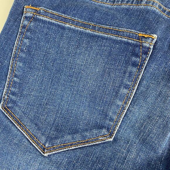 J. Crew Cropped Reid Jeans Mid Rise Denim Medium Oxford A2639 Womens Size 25 - Picture 8 of 13